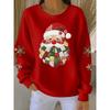 Christmas 3D Print Pullover Hoodie Womens Streetwear Loose Fit
