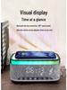 Multifunctional Bluetooth Speaker with Display, Alarm Clock, Wireless Charging, and White Noise (15W)