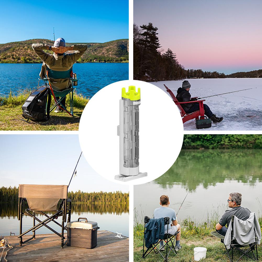 Fishing Rod Holder Detachable Fishing Box Rod Stand Movable Base Fishing Rod Stand Fishing Rack Fishing Accessories