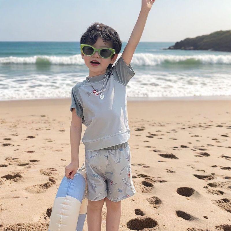 Boys  Two-Piece Dinosaur Swimsuit