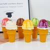 PU Fake Ice Cream Cone Toy - Creative Squeeze Simulation Model
