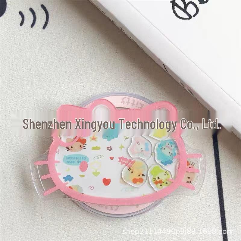 Retractable Cartoon Kitty MagSafe Stand with Strong Magnetic Grip Stand with OPP Bag