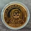 Christmas Eve Gold Commemorative Coin: New Year Wishing Medallion Gift
