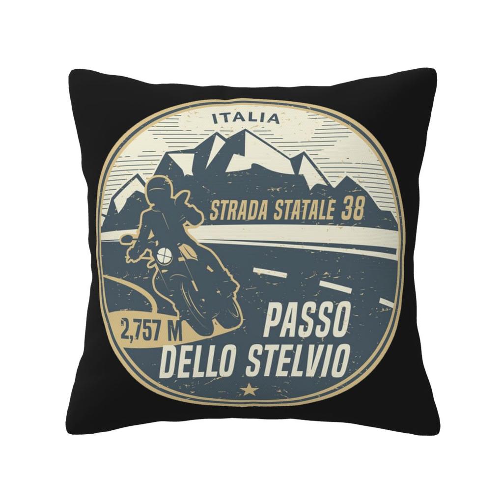 Stelvio Pass, Italy Square Pillowcase Pillow Cover Cushion Zip Decorative Comfort Throw Pillow for Home Sofa
