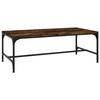 819389 vidaXL Coffee Table Smoked Oak 100x50x35 Cm Engineered Wood