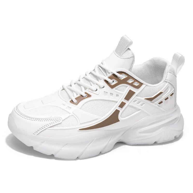 Autumn new thick-soled mesh breathable dad shoes large size casual sports shoes low-top