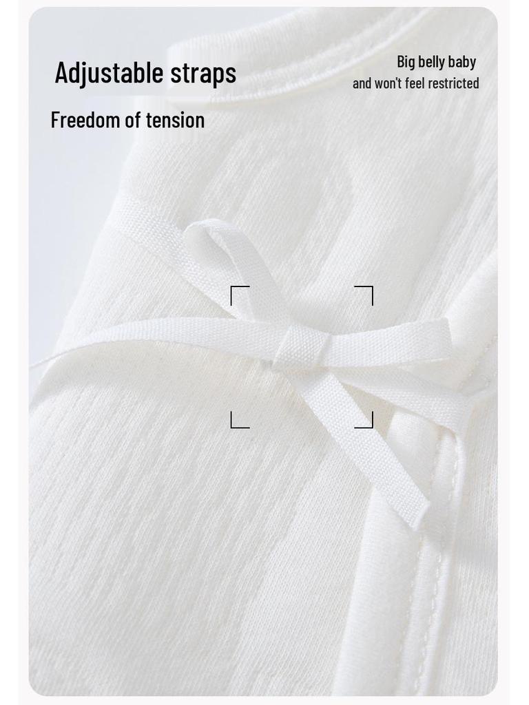 Newborn Double-Layer Quilted Cotton Vest for Boys & Girls - Spring/Autumn