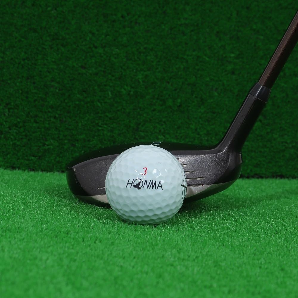 HONMA Golf Officieel Golf HONMA D1 1 Sleeve Ballen, SPIN, Wit, (3 Ballen)