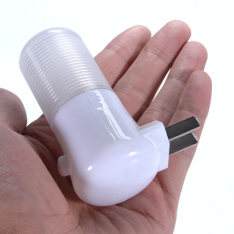 3W Plug-in Wall Manual On/Off Switch LED Night Light Soft White