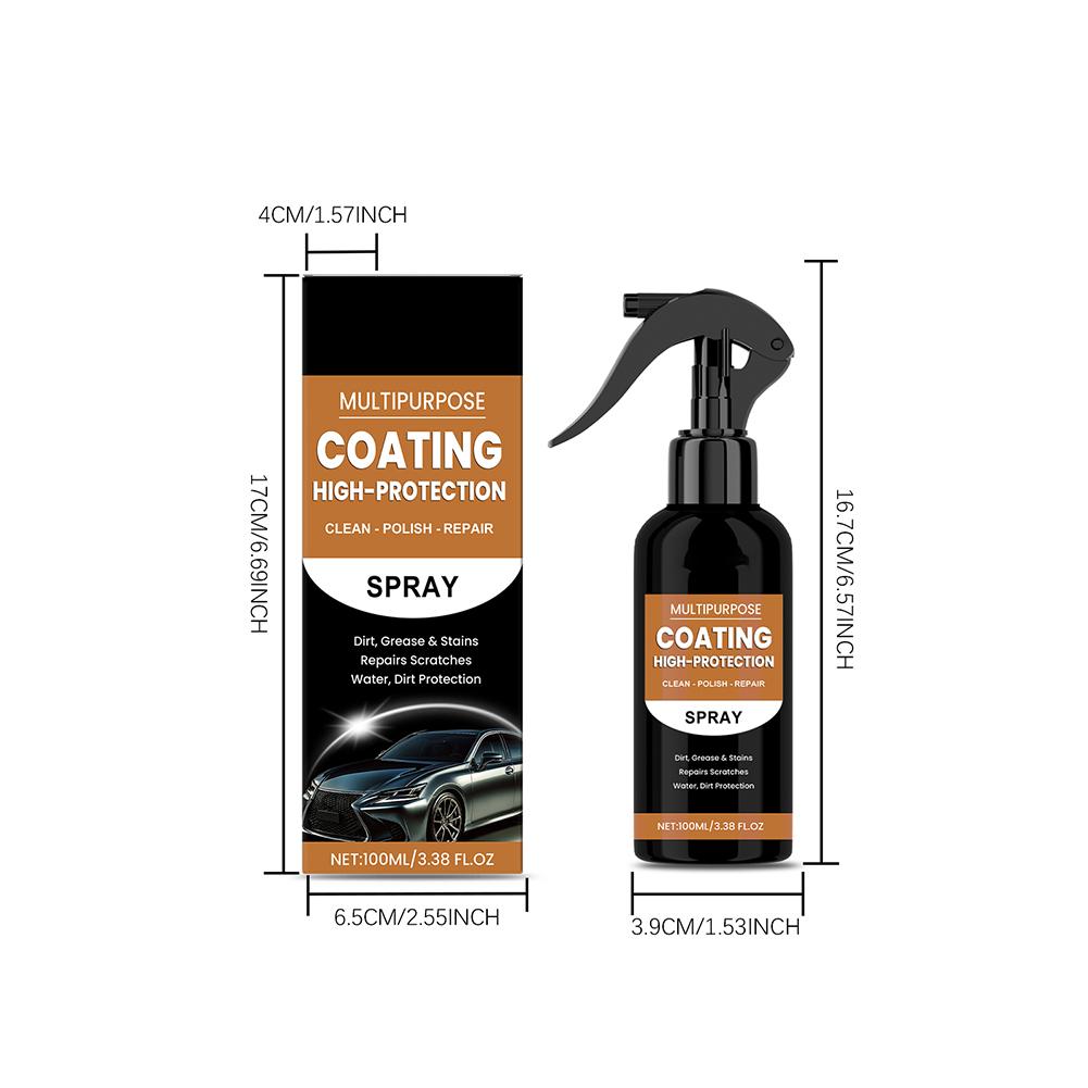 3 In 1 High Protection Quick Car Coating Spray, Nexa Turbo Shine, Nexa Car Scratch Remover