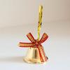 6/9Pcs Funny Plastic Christmas Bells Bow Iron Christmas Ornaments Gold Colorful Xmas Tree Decorations Festival Party Celebration