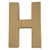 15 Cm Papier-mâché Alphabet Letter H