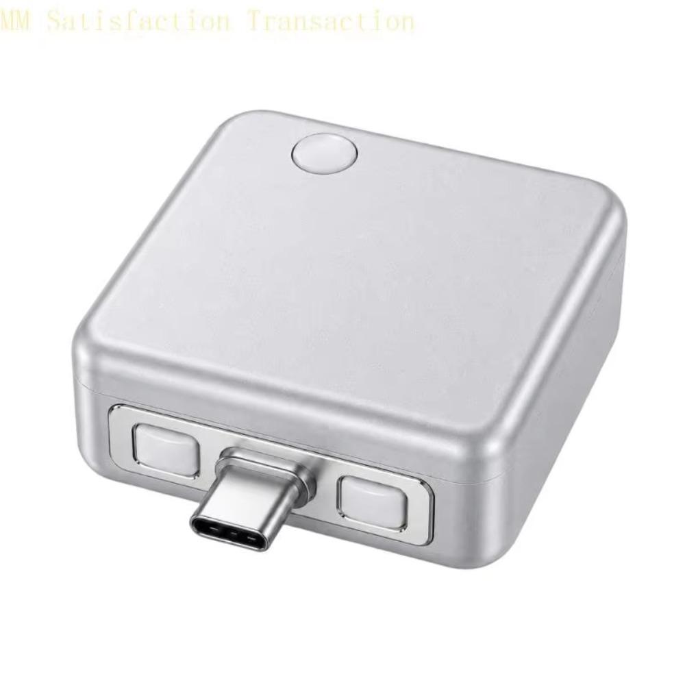 Overcharge Protection Auto Stop Charging Adapter Power Breaker Separator Overnight Safe серебряный
