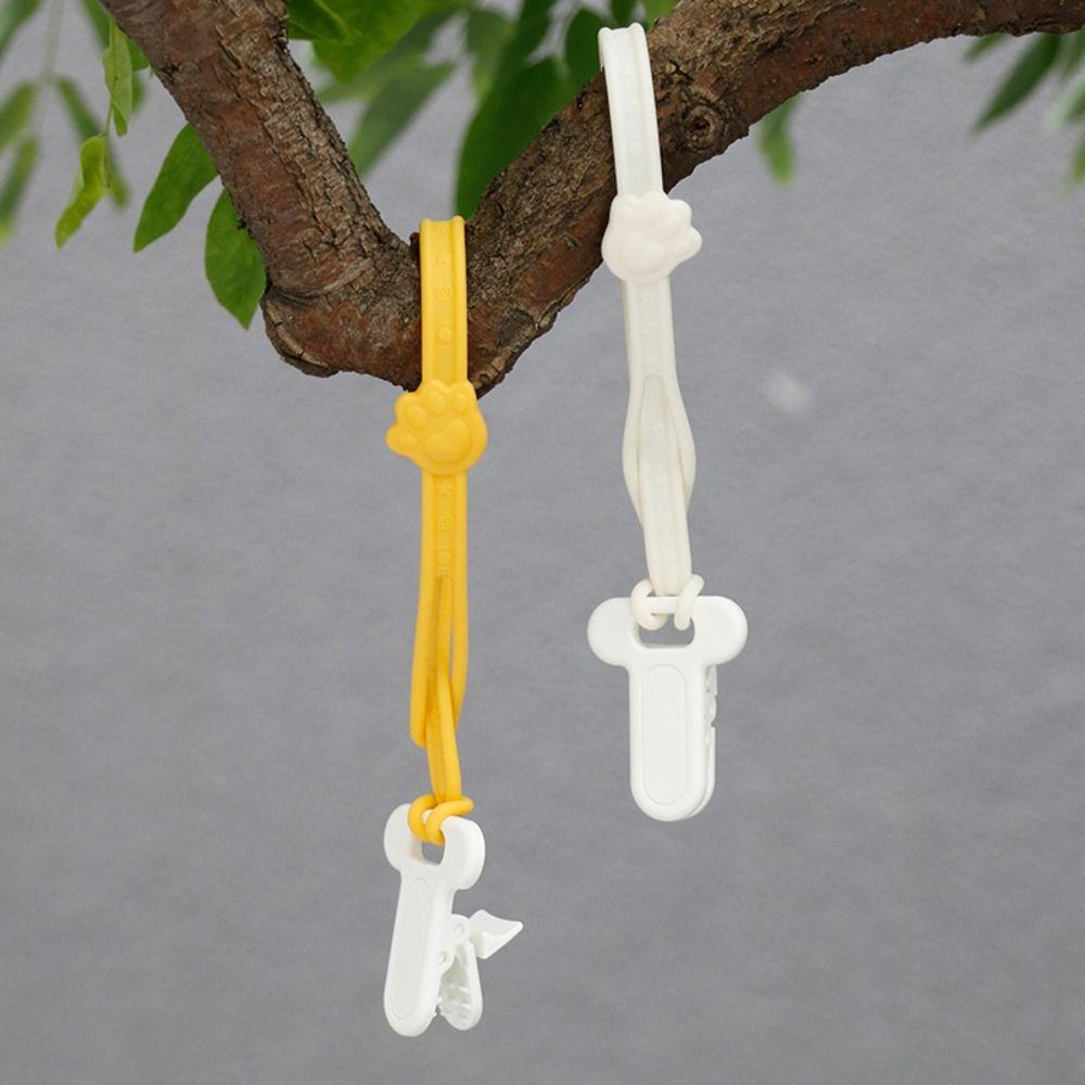 

Nipple Accessory Pacifier Holder Clips Cartoon Paw Baby Teether Toys Straps Baby