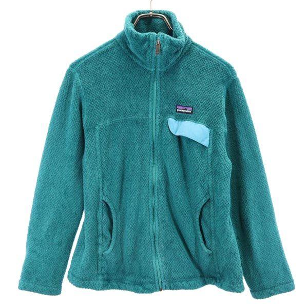 patagonia Outdoors Fleece jacket M Blue green Women Used