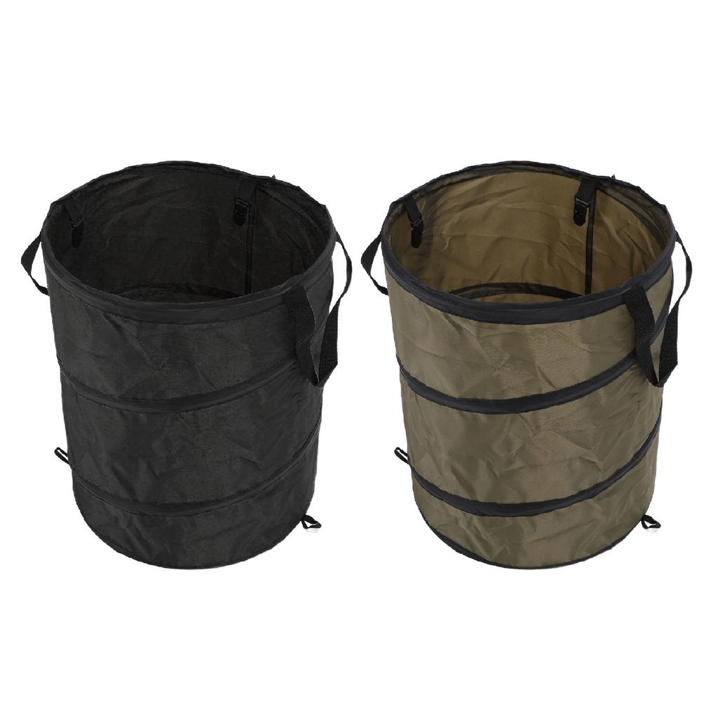 37L Medium Size Camping Trash Can Folding Storage Bin Portable Trash Can for Picnic Camping Outdoor 