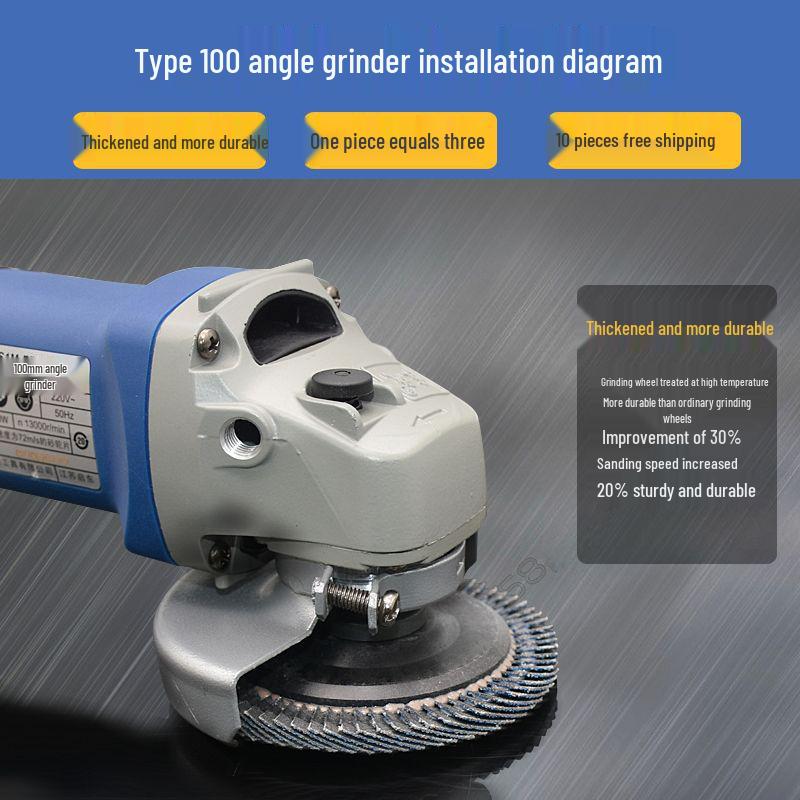 Angle Grinder Flap Wheel Polisher for Stainless Steel & Wood