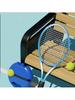 1 Set Tennis Trainer With Tennis Bounce Ball And Practice Ropes, Suitable For Indoor Outdoor Tennis Training