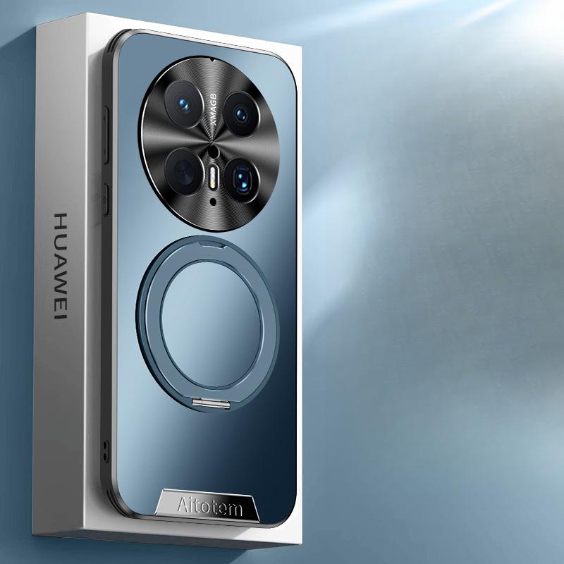 

Подходит для чехла для телефона Huawei Mate70pro Вращающаяся подставка Магнитный M60 Полный пакет 50 Ударопрочный 40 Простая матовая отделка для мужчин Huawei Mate 40
