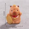 Micro Landscape Cute New Year Fortune Capybara Capibara Figure Decoration Desktop Car Accessories