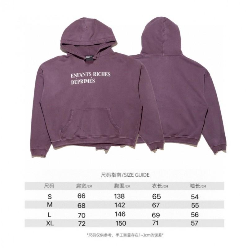 Oversized Unisex Hooded Sweatshirt With Distressed Washed Letter Print Cotton Blend Casual Top Teens Adults