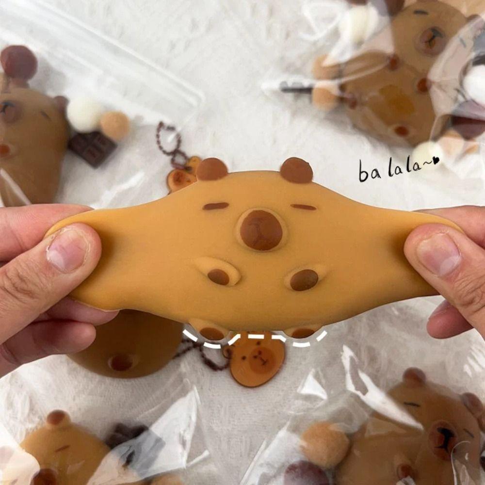 Cartoon Animal Capybara Slow Rebound Toy Novelty Simulation Capybara Decoration  Birthday Present