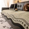 Four seasons universal sofa cushion 2025 new fixed straight row non-slip leather sofa cover seat cushion cover cloth towel
