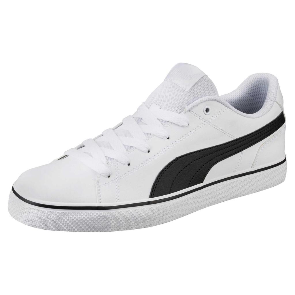 Puma Court Point Bulk V2 BG Size Cm Women's Sneakers, White/Black, 25.0