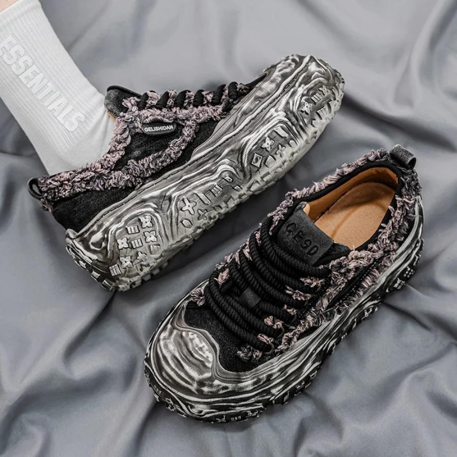Trendy 2025 Spring New Versatile Fabric Thick Bottom Height Increasing Casual Sports Super Hot Casual Men's Shoes sneakers men