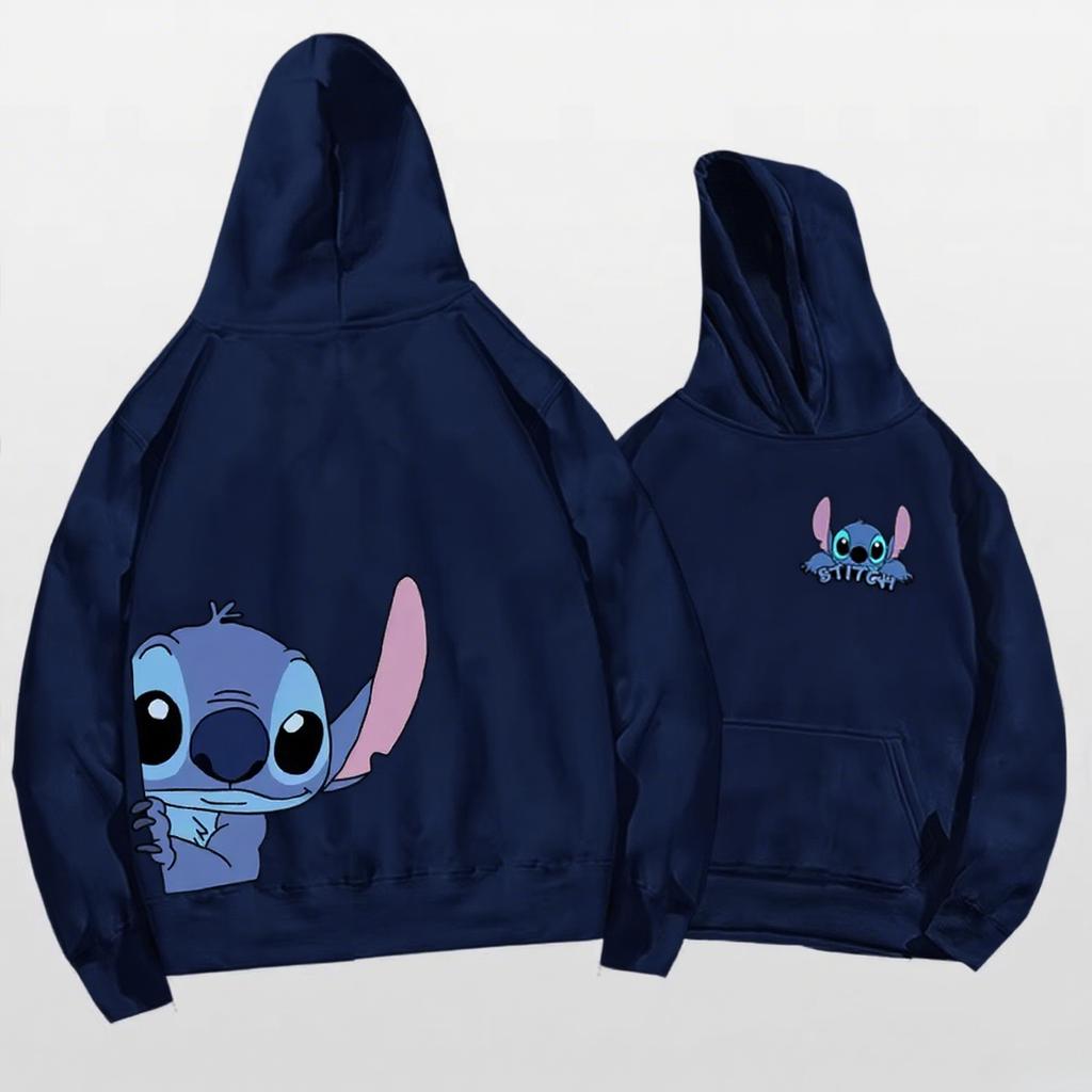 Disney Parent-child Clothing Anime Multi-color Optional Hoodie Unisex Couple Top Jacket Winter Clothing Women's Gothic Hoodie