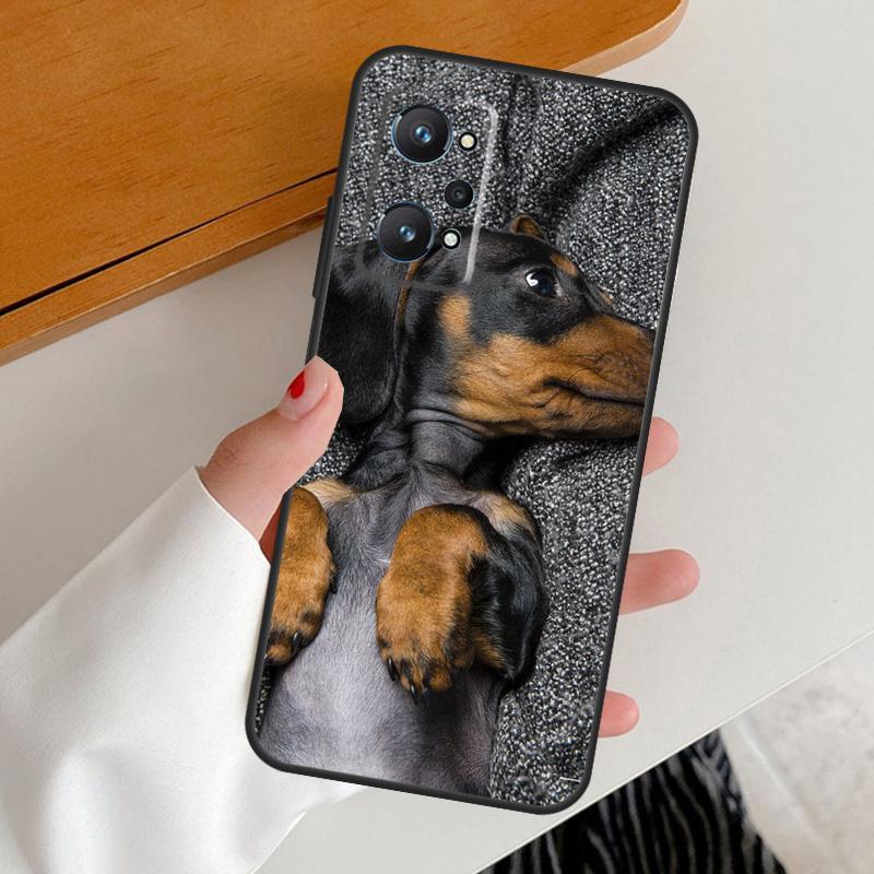 Teckel Dackel Dachshund Dog For Realme C55 C53 C51 C35 C67 C25S C21Y C30 C31 C33 9 10 11 12 Pro Plus GT Neo 6 GT5 Case