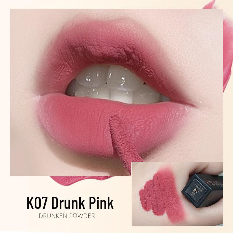 CARMELA Lipstick K04 Milk Coffee Matte Lip Glaze - Autumn/Winter Whitening Authentic.
