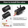 Universal Car 3-Port Oil Catch Can Tank Separator 1 Outlet 2 Inlet With Breathing Filter And Oil Drain Valve Filter Kit Black