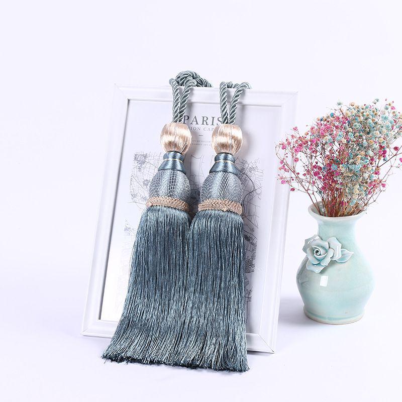 Koreaanse Kwast Gordijn Tieback Touw – Gouden Draad Ballen voor Bruiloftsdecoratie