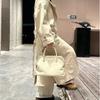 2025 New Style Cowhide Bag Fashionable Handmade Tote Bag Genuine Leather Cowhide Thread Stitching Korean Version