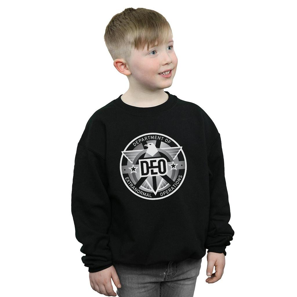 DC Comics Boys Supergirl TV Series Deo Crest Sweatshirt