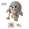 Learn To Crochet Kit Animal Hood Hat Kit, DIY Earflap for Beginners Cute Craft Beginners, Handmade Winter Headwear Gift Enthusiasts