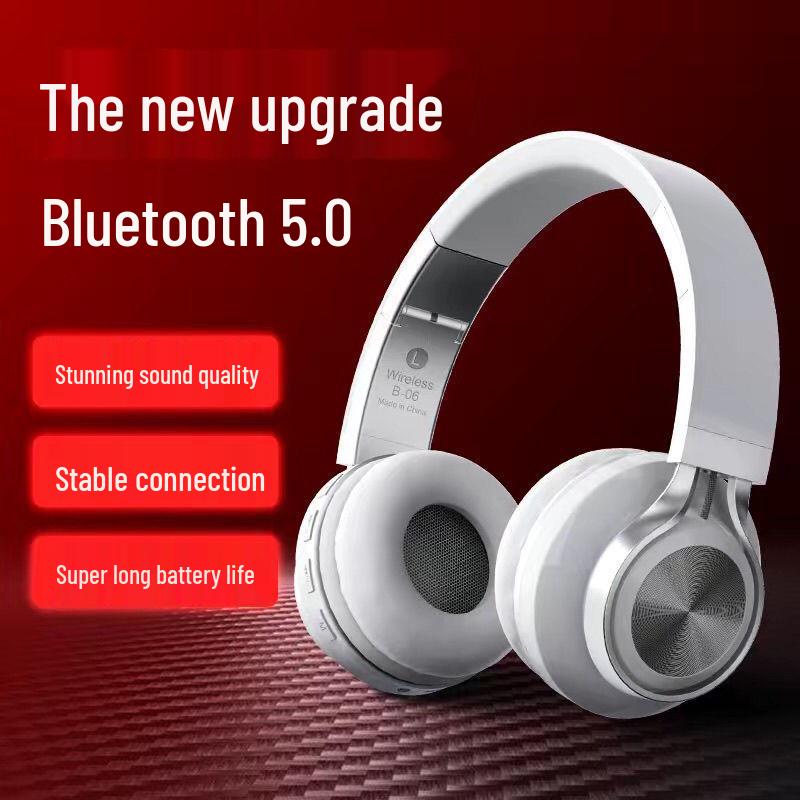 Ultra-Long Standby Over-Ear Bluetooth Headphones with High-Quality Sound, Compatible with All Mobile Phone Brands