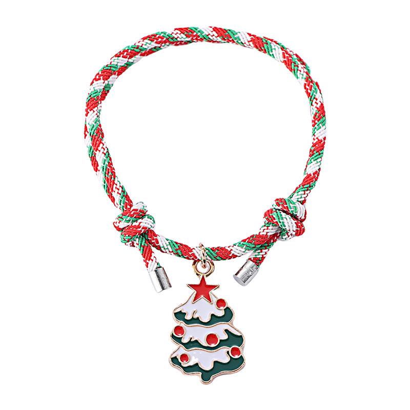 Festliches Weihnachts-Cartoon-Charm-Armband - Niedlicher, farbenfroher und kreativer Weihnachtsschmuck