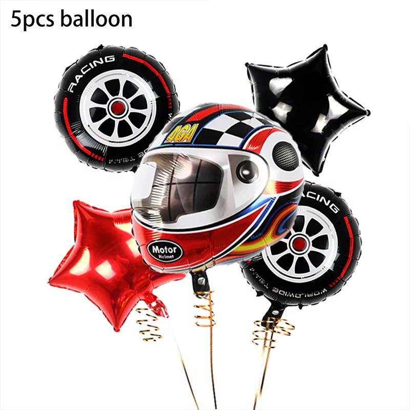 Motorcycle Birthday Party Decoration Motocross Race Tableware Cup Plate Balloon Tablecloth For Kids Boys Party Favors Gift