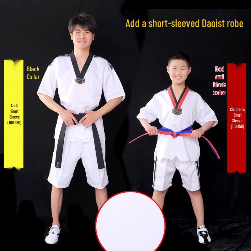 Taekwondo Uniform for Adults & Children: Pure Cotton Dobok for Beginners, Students, Coaches, Men & Women.