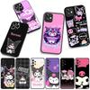 For Motorola Moto G54 G05 G24 G45 G55 G75 G85 G15 G57 G86 Power Edge 50 30 Fusion Neo Pro Case Poster Kuromi Lovely Cartoon
