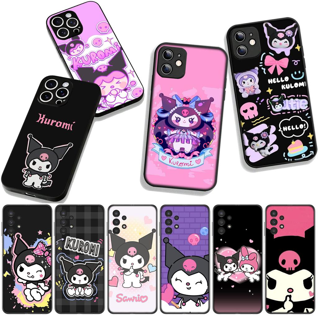 Cover for OPPO A54 A40 A60 A80 A18 A16 A17 A38 A78 A79 A57 A55 A3 Pro A96 A15 A12 Phone Case Poster Kuromi Lovely Cartoon