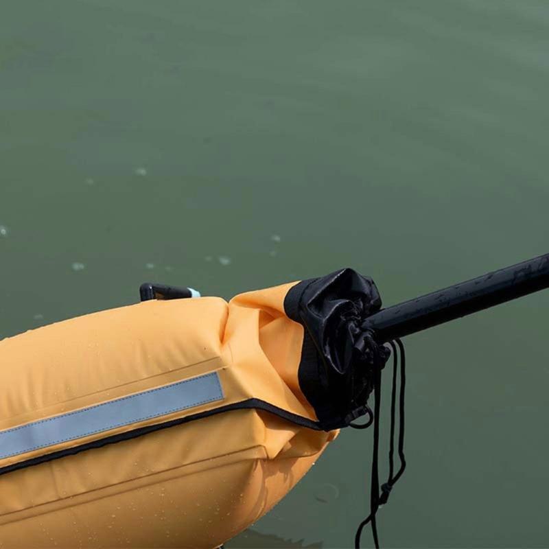 Inflatable Bag Kayak Paddle Float Canoes Safety Water Rescues Floating Bag Bright Reflective Kayak Canoes Paddle Float