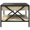 Infinity LED Coffee Table in Sonoma Oak 50x50x38 cm