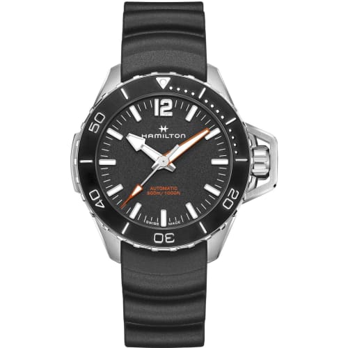 Hamilton HAMILTON Watch, Khaki Navy, Open Water Automatic, Mechanical Automatic, H77825330, Gent, Authentic Warranty [Officially Imported]