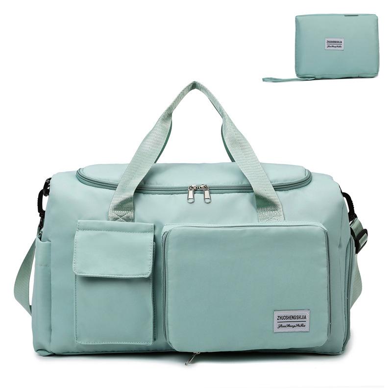 Handbag Travel Bag Large Capacity Luggage Bag Wet And Dry Separation Gym Bag Independent Shoe Compartment Folding Storage Maternity Bag