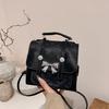 Schoolbag Fashion Korean Version Small Backpack Summer Versatile Small Fresh Multi-purpose Messenger Bag Small Square Bag Fried Street Japanese and 