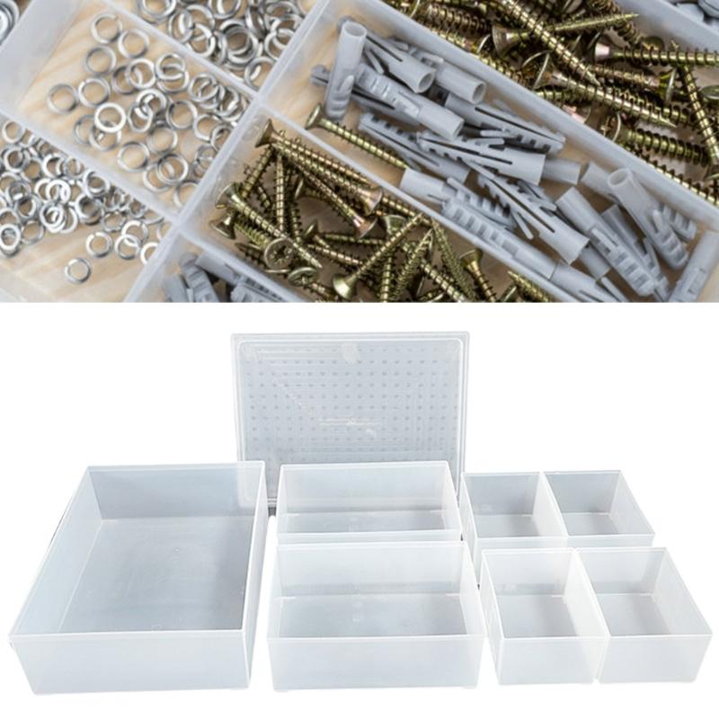 Reusable Interlocking Modulars Plastic Organizers Storage Boxes For Home Office Kitchen Cabinet Storage System