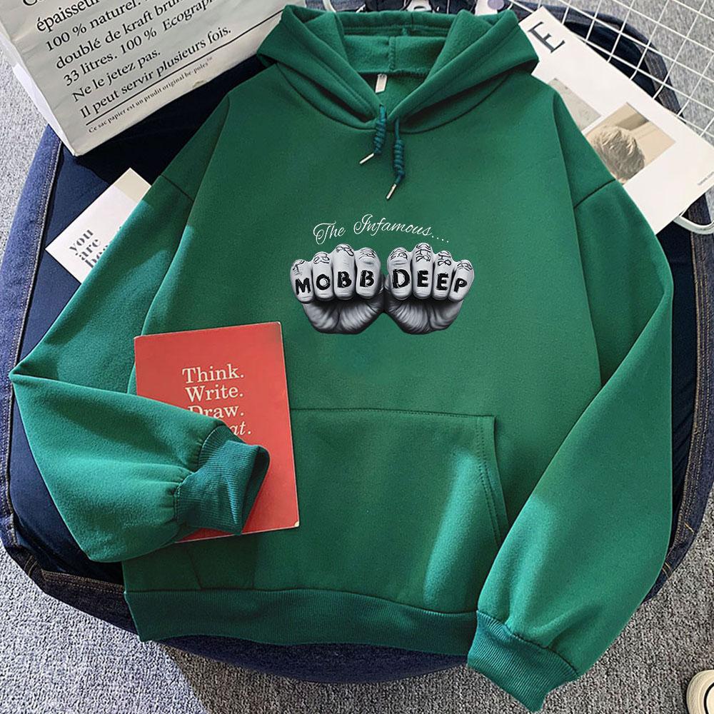 Mobb Deep Hip Hop Aesthetic Hoodie Funko Pop Fashion Sweatshirt Long Sleeve Comfortable Clothing Moletom Hooded Pullovers Soft